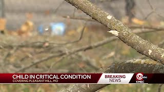 Pleasant Hill Missouri student in critical condition after tree falls [upl. by Enoed966]