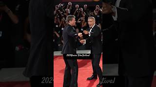 2024Venice Film FestivalGeorge Clooney andBrad Pitt Premiere Wolfsat Venice Film Festivalshorts [upl. by Koser]