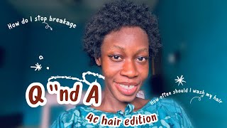 4C Hair QampA Unlock the Secrets to HealthyGorgeous Coils 🌟✨ Natural Hair Edition [upl. by Enirbas]