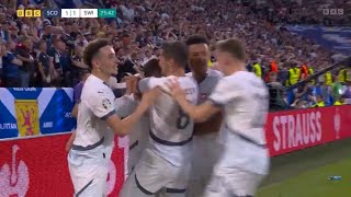 SHAQIRI GOAL  SCOTLAND VS SWITZERLAND UEFA EURO 2024 [upl. by Meredi]