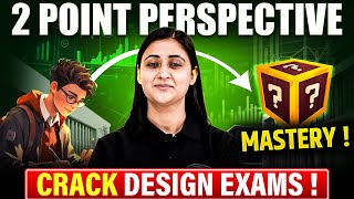 Master 2 Point Perspective in Minutes🔥  Design Exams Ke Liye Zaroori Technique [upl. by Schulze]