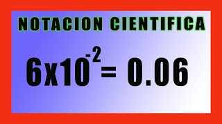 ✅👉 Notacion cientifica a Decimal [upl. by Pliner]