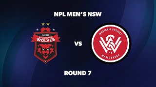 NPL Men’s NSW Round 7 Wollongong Wolves FC v Western Sydney Wanderers FC [upl. by Yuu]