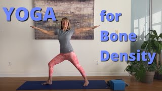 Yoga for Bone Density  Long Holds [upl. by Yblehs]