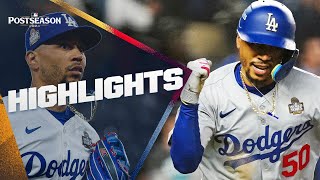 Mookie Betts wins his THIRD RING 💍💍💍 2024 Postseason highlights [upl. by Loriner396]