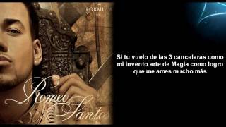 Llévame Contigo  Romeo Santos Letra  Formula Vol1 2011 HD [upl. by Ahsiema]