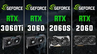 RTX 3060 Ti vs RTX 3060 vs RTX 2060S vs RTX 2060 Test in 8 Games [upl. by Adaiha]