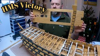 The Most Difficult Model Ship To Ever Build  Caldercraft 172 HMS VICTORY 05 [upl. by Kcinimod]