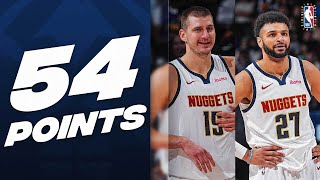 Nikola Jokic amp Jamal Murray Combine For 54 PTS On Christmas Day  December 25 2023 [upl. by Olegnaleahcim]