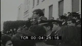 Manifestazione universitari  Roma 23 febbraio 1968 [upl. by Bellda]