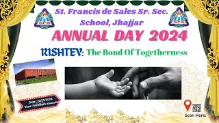 St Francis de Sales Sr Sec School Jhajjar Annual Day 2024 on 22nd November 2024 4 30 pm onwards [upl. by Goddard]