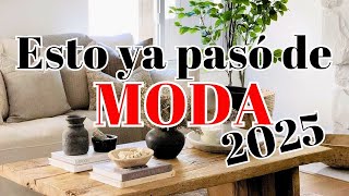 Descubre que ya NO será tendencia en decoración para 2025 y Actualiza tu hogar [upl. by Meg]