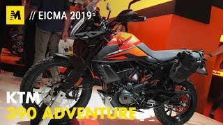 KTM 390 ADVENTURE a EICMA 2019 ENGLISH SUB [upl. by Llerrud]