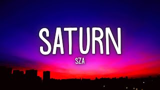 SZA  Saturn Lyrics [upl. by Stacia569]