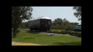 Bay Creek Railway 316 Pulls Into Cape Charles VA [upl. by Jorie]