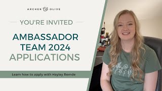 Archer and Olive 2024  2025 Ambassador Team Call [upl. by Eseryt346]