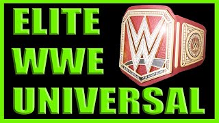 Elite WWE Universal Championship Title Belt Review [upl. by Pacifa]