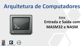 Entrada e Saída com MASM32 e NASM [upl. by Dygal]