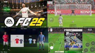 Share Link Download  FC25 MOD FIFA 16 MOBILE ANDROID  UPDATE FACE  LOGO  KIT  TRANSFER 2425 [upl. by Lelah409]