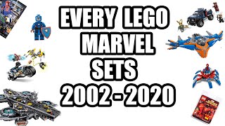 EVERY LEGO MARVEL SETS EVER  LEGO MARVEL EVOLUTION HISTORY [upl. by Meletius110]