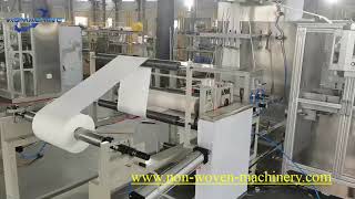 non woven towel machine non woven bath towel machine disposable non woven towel folding machine [upl. by Immas224]