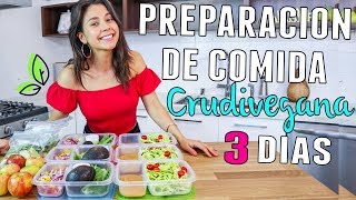 PREPARACIĂ“N DE COMIDA CRUDIVEGANA PARA BAJAR DE PESO đźŚżYovana [upl. by Prouty596]