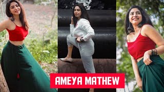 Ameya Mathew  Malayalam Actress Hot Photoshoot  Star Magic Show  ameyamathew malayalamactress [upl. by Ylecara]