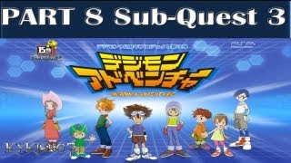 Digimon Adventure PSP  Walkthrough P8  quotSubQuest No3 Takeru Extra BOSS Numemonquot [upl. by Arbua934]