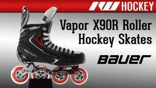 Bauer Vapor X90R Roller Hockey Skates Review [upl. by Wright]