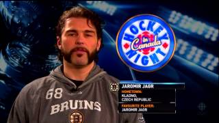 David Krejci and Jaromir Jagr both name Jagr as their Favorite Player Growing Up  Boston Bruins HD [upl. by Graaf]