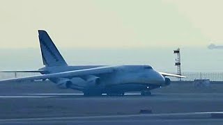 ＃201 Antonov An124 Ruslan Take off [upl. by Yzus]