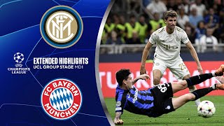 Inter Milan vs Bayern Extended Highlights  UCL Group Stage MD 1  CBS Sports Golazo [upl. by Rosemarie]