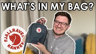 FJÄLLRÄVEN KÅNKEN SLING BAG REVIEW AND WHAT FITS  Whats in my man bag [upl. by Karlotte]