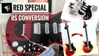 RS Conversion Upgrade for BMG Brian May Red Special Guitar Replica Review Now Available In UK [upl. by Anitnerolf]