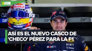 Checo Pérez presenta el que podría ser su casco más bonito en la Fórmula 1 [upl. by Naryk]