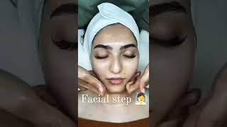 Facial step kaise hota hyoutubeshorts trending viralvideo skincare [upl. by Ettenor]