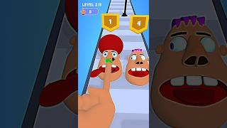 Long Clean Finger Run Level 215 shorts ytbshorts games [upl. by Mihalco916]