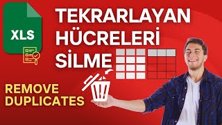 Excel Tekrar Eden HücreleriDeğerleri Silme quotRemove Duplicatesquot [upl. by Uttasta645]