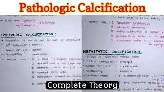 Pathologic Calcification  Dystrophic and Metastatic Calcification [upl. by Merwyn]