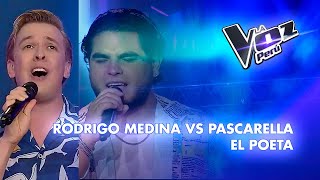 Rodrigo Medina vs Pascarella  El poeta  Batallas  Temporada 2023  La Voz Perú [upl. by Eelarbed]