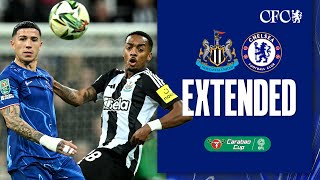 Newcastle 20 Chelsea  HIGHLIGHTS  Extended  Carabao Cup 2425 [upl. by Nydroj610]