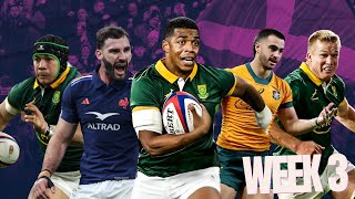 THE SPRINGBOKS SMASH THE ENGLISH  FRANCE BEAT THE ALL BLACKS AND MORE FROM WEEK 3 [upl. by Karlow]