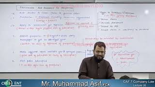 CAF 7 Sir Asif Lecture35 [upl. by Adeehsar]