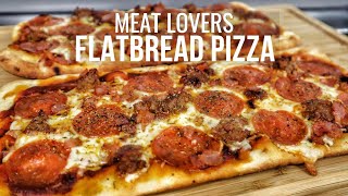 Quick amp Easy Flatbread Meat Lovers Pizza Recipe [upl. by Janot]