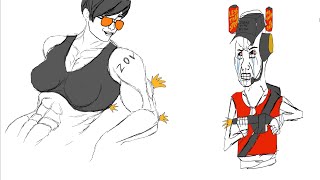 Scout vs Tracer but powers are lore accurate [upl. by Nannah]