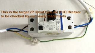 DIY tools for checking home RCD Breakers or RCCB Circuit Breaker Tester [upl. by Rabiah339]