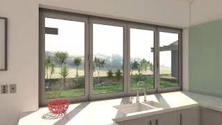 Altus Window Systems  Bifold Windows top hung with smooth action [upl. by Girardo]