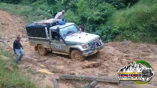 TOYOTEROS SANTA ROSA DEL SUR BOLIVAR COLOMBIA GUAMOCO OffRoad 4x4 toyota landcruiser trocha [upl. by Pytlik]