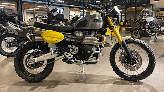 Triumph Scrambler 1200 XE Custom Made walkaround [upl. by Wenz931]