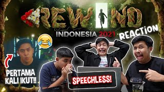 REACTION REWIND INDONESIA 2021 AKHIRNYA JEROME IKUT LANGSUNG SAMPE MERINDING [upl. by Htur168]